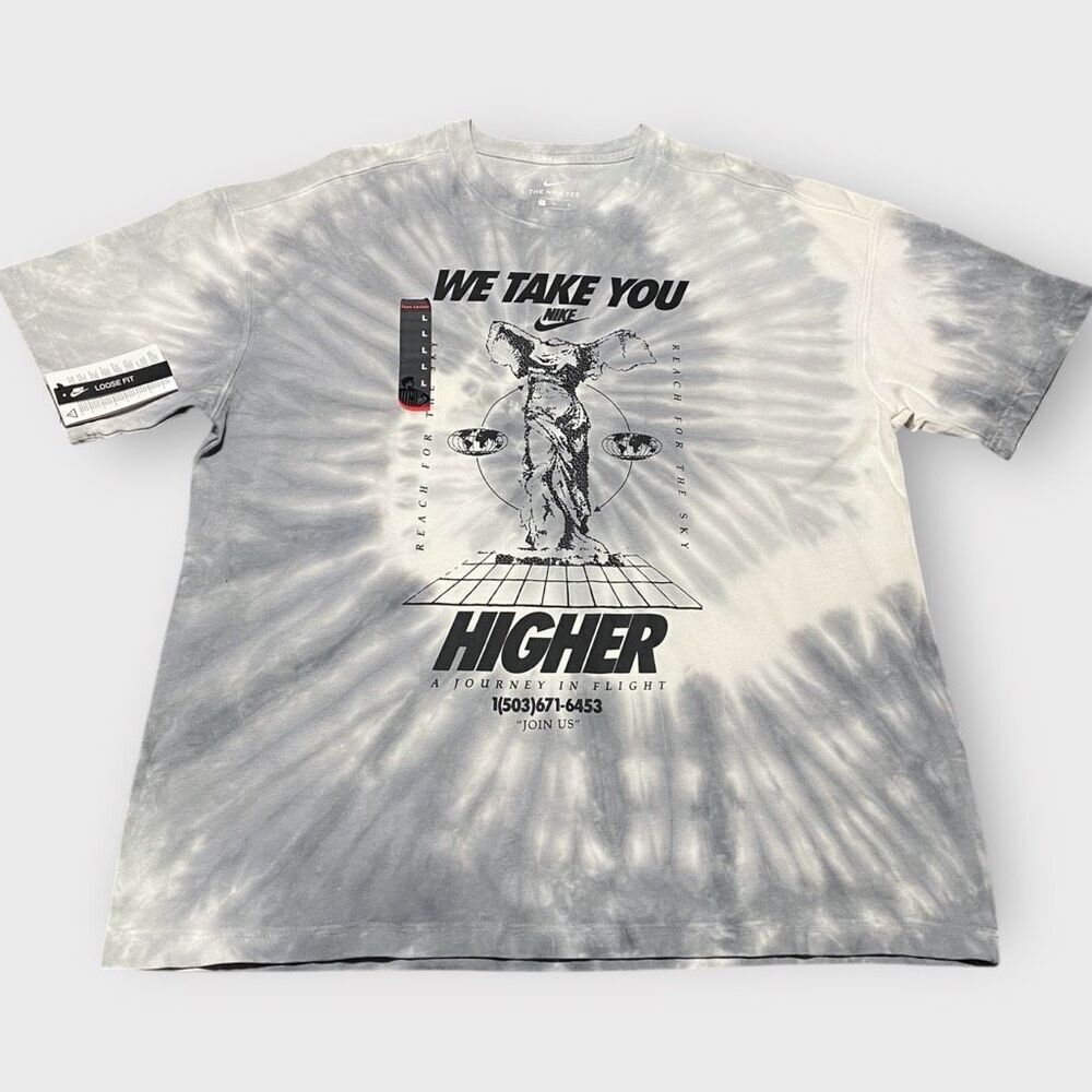 Nike NSW Tie Dye Oversize Heavyweight T-Shirt Mens size L BQ1031-021 Rare New